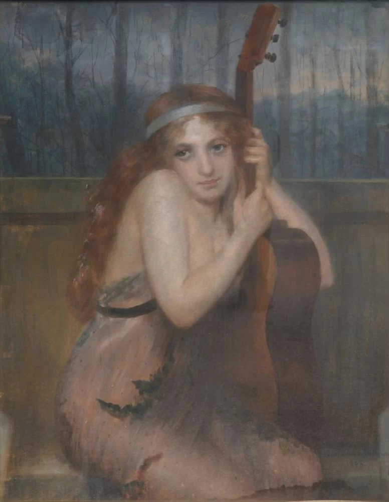 La cicala, o signora con chitarra 1908